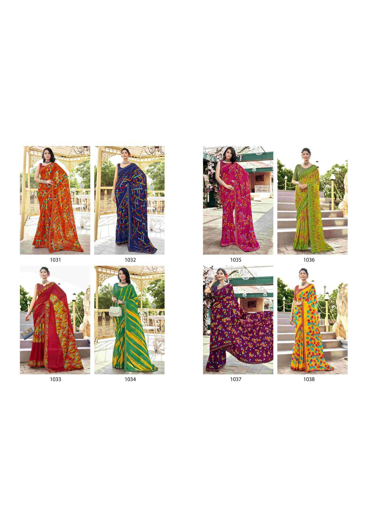 Kaanksha By Vallabhi Georgette Printed Designer Sarees Wholesale Price IN Surat